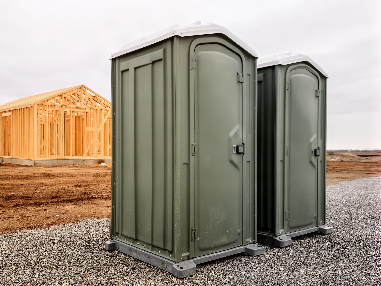 Clean porta potty unit from Braswell & Smith Porta Potty Rental in Alexandria, VA